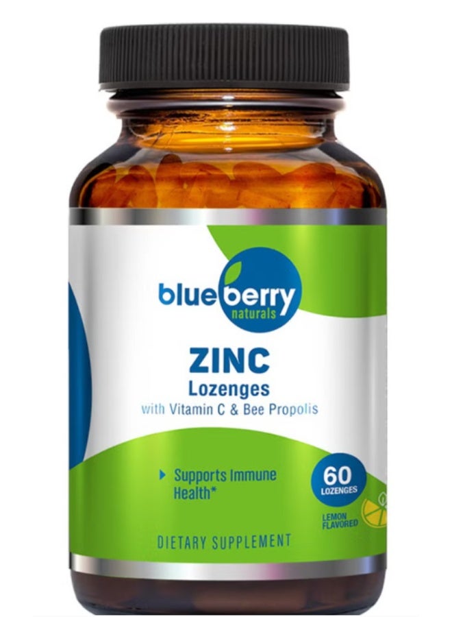 blueberry NATURALS Zinc Lozenges 60'S B0289 - Image 1